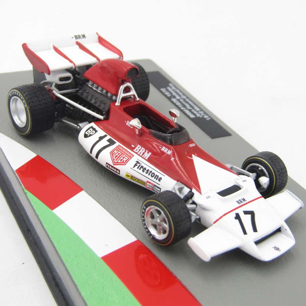Formula 1 BRM P160B - 1972 die-cast racing model car - #17 Jean-Pierre Beltoise - scale 1/43