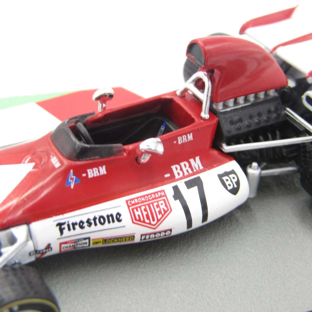 Formula 1 BRM P160B - 1972 die-cast racing model car - #17 Jean-Pierre Beltoise - scale 1/43