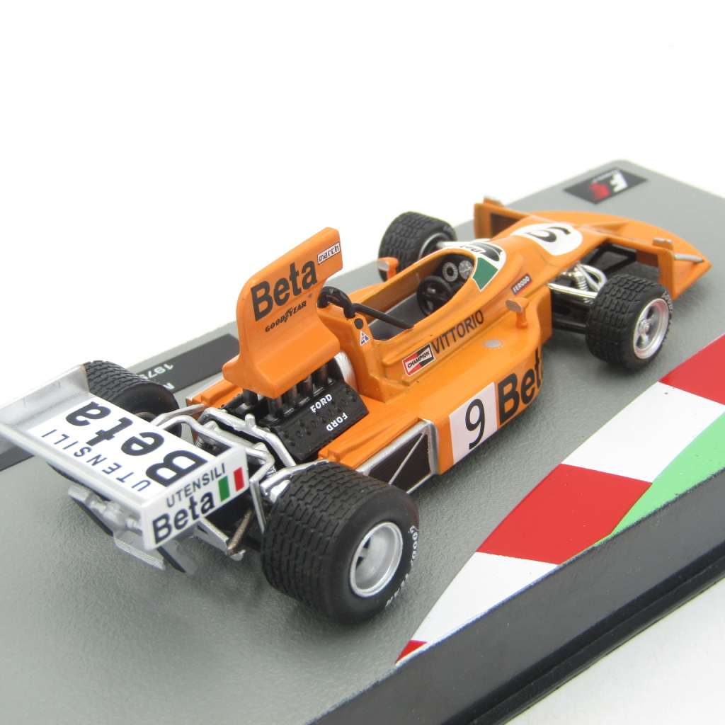 Formula 1 March 751 - 1975 die-cast racing model car - #9 Vittorio Brambilla - scale 1/43