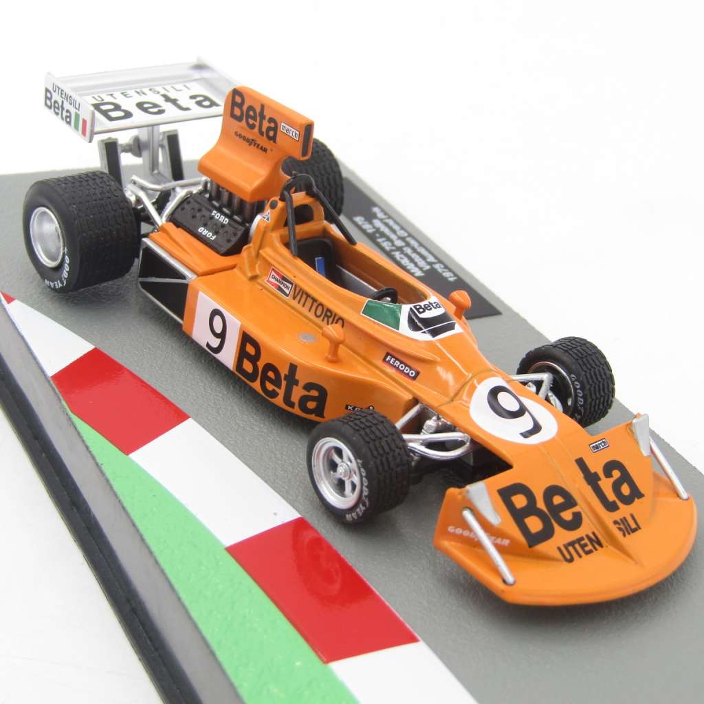 Formula 1 March 751 - 1975 die-cast racing model car - #9 Vittorio Brambilla - scale 1/43