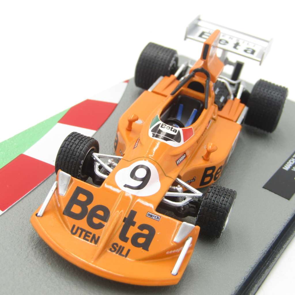 Formula 1 March 751 - 1975 die-cast racing model car - #9 Vittorio Brambilla - scale 1/43