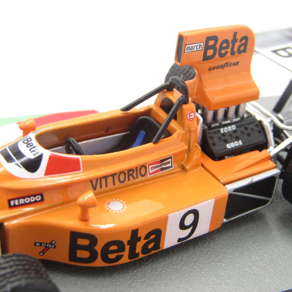 Formula 1 March 751 - 1975 die-cast racing model car - #9 Vittorio Brambilla - scale 1/43