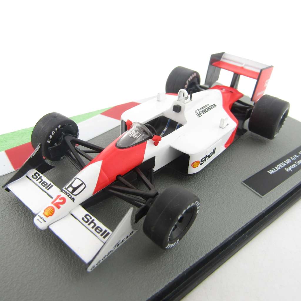 Formula 1 McLaren MP 4/4 - 1988 die-cast racing model car - #12 Ayrton Senna - scale 1/43