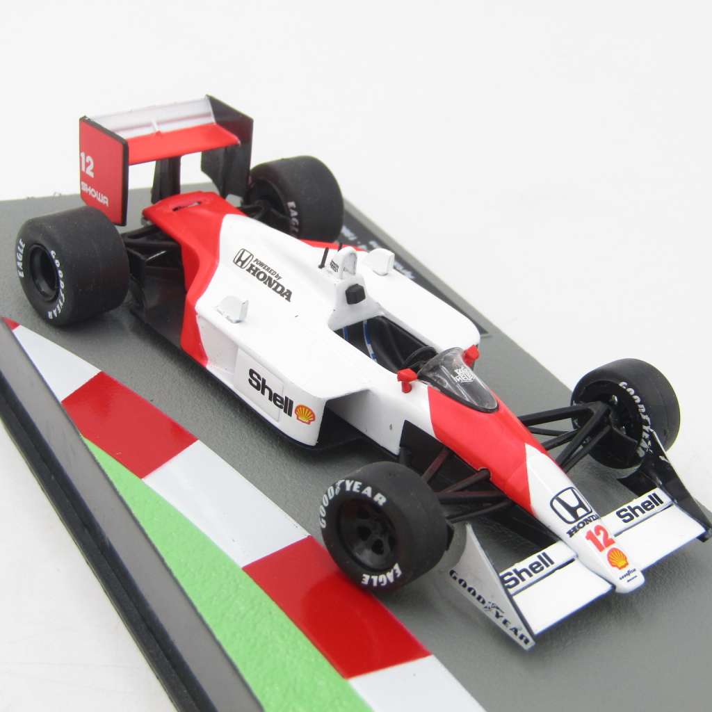 Formula 1 McLaren MP 4/4 - 1988 die-cast racing model car - #12 Ayrton Senna - scale 1/43