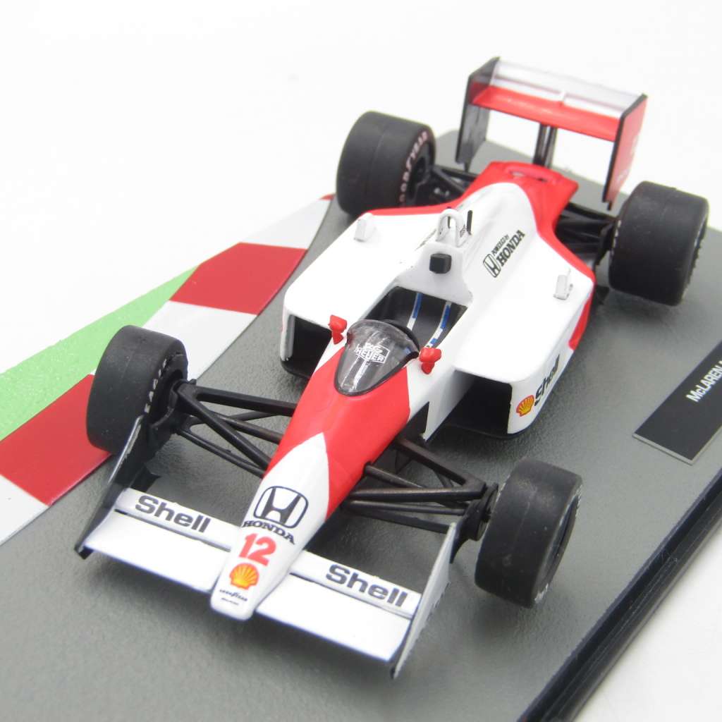 Formula 1 McLaren MP 4/4 - 1988 die-cast racing model car - #12 Ayrton Senna - scale 1/43