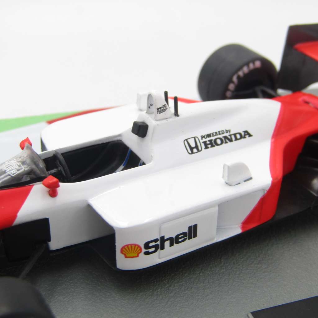 Formula 1 McLaren MP 4/4 - 1988 die-cast racing model car - #12 Ayrton Senna - scale 1/43