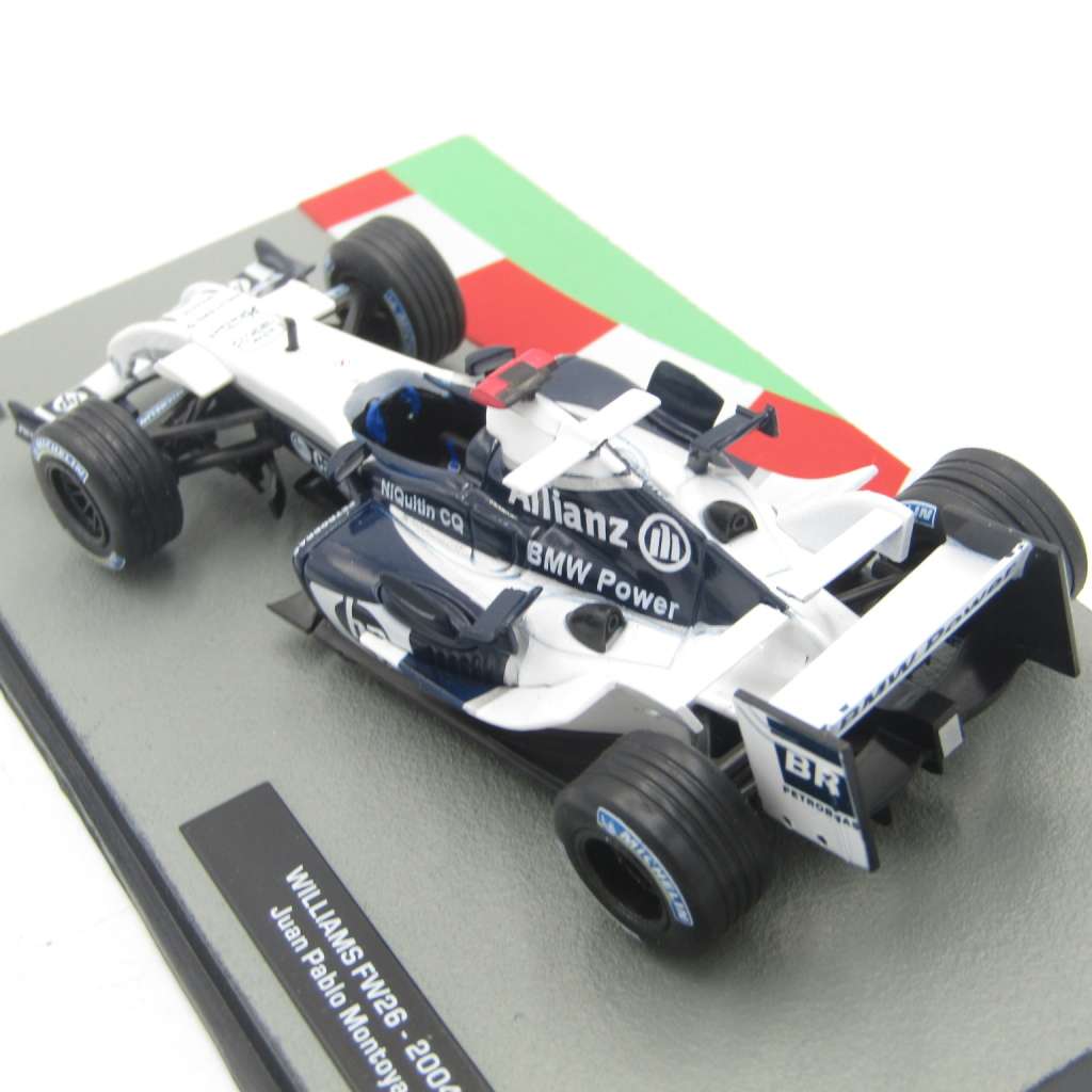 Formula 1 Williams FW26 - 2004 die-cast racing model car - #3 Juan Pablo Montoya - scale 1/43