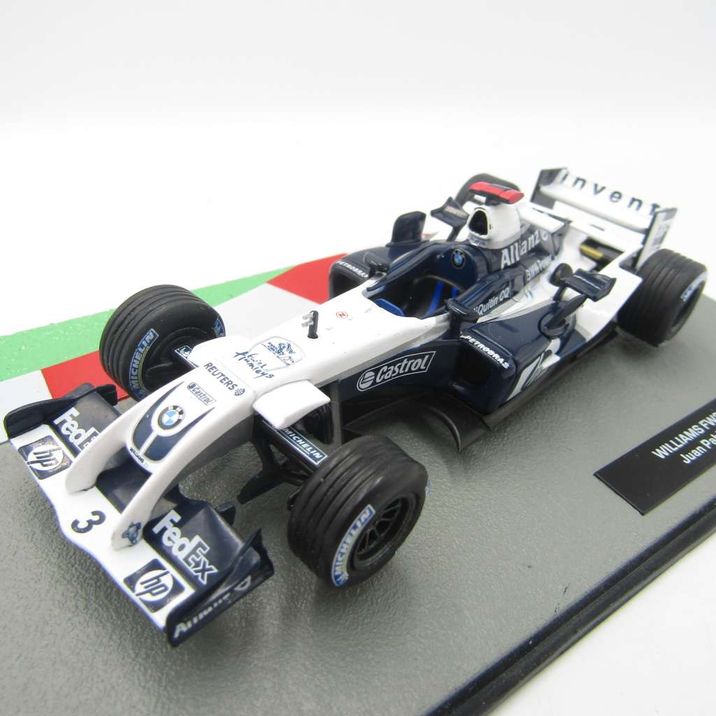 Formula 1 Williams FW26 - 2004 die-cast racing model car - #3 Juan Pablo Montoya - scale 1/43