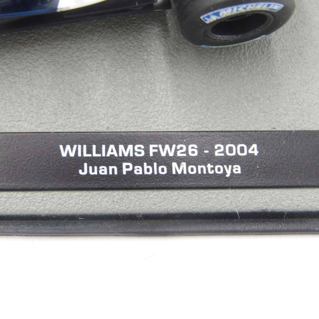 Formula 1 Williams FW26 - 2004 die-cast racing model car - #3 Juan Pablo Montoya - scale 1/43