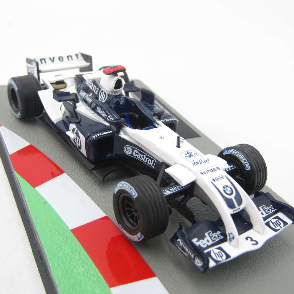 Formula 1 Williams FW26 - 2004 die-cast racing model car - #3 Juan Pablo Montoya - scale 1/43