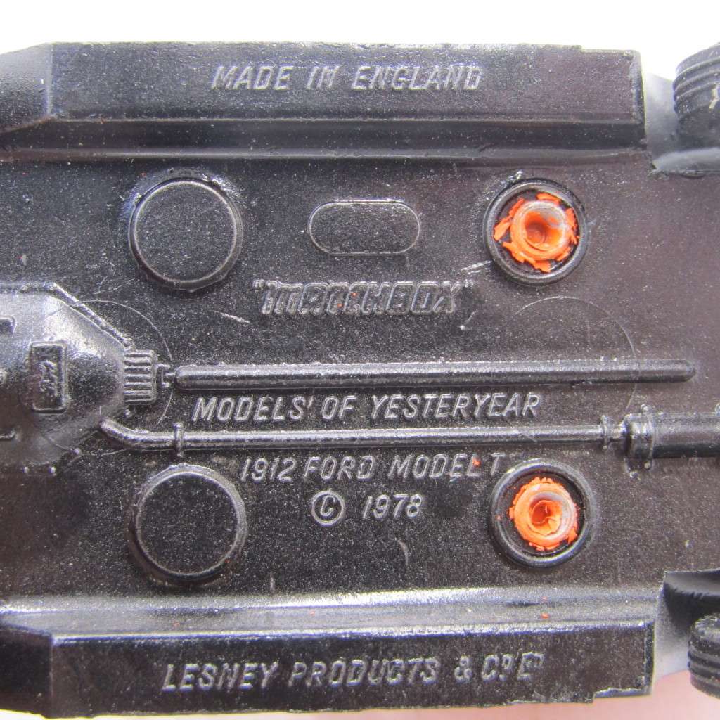 Matchbox 1912 Ford Model T with Hoover advertising logo