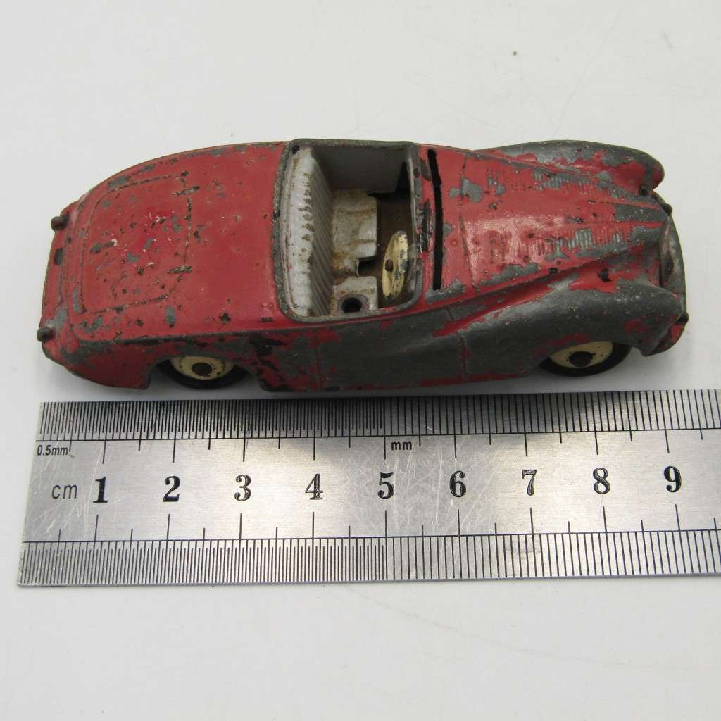 Dinky Toys #107 Sunbeam Alpine die-cast toy car - well used