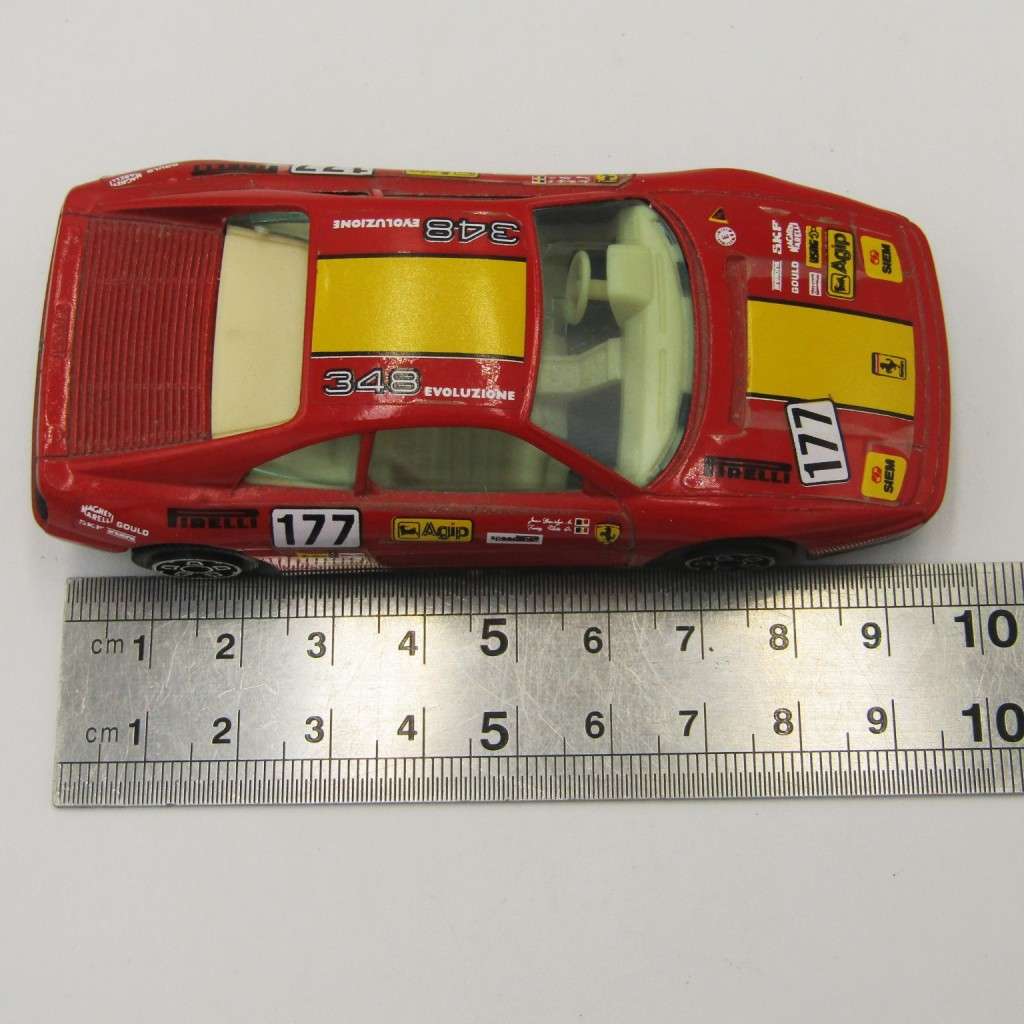 Bburago Ferrari 348 tb die-cast racing model car - scale 1/43
