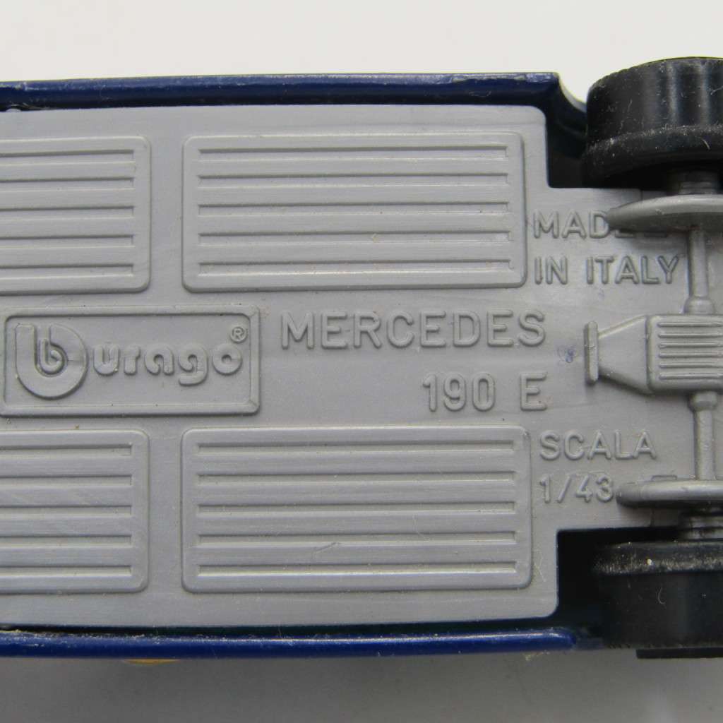 Bburago Mercedes 190 E die-cast racing model car - scale 1/43