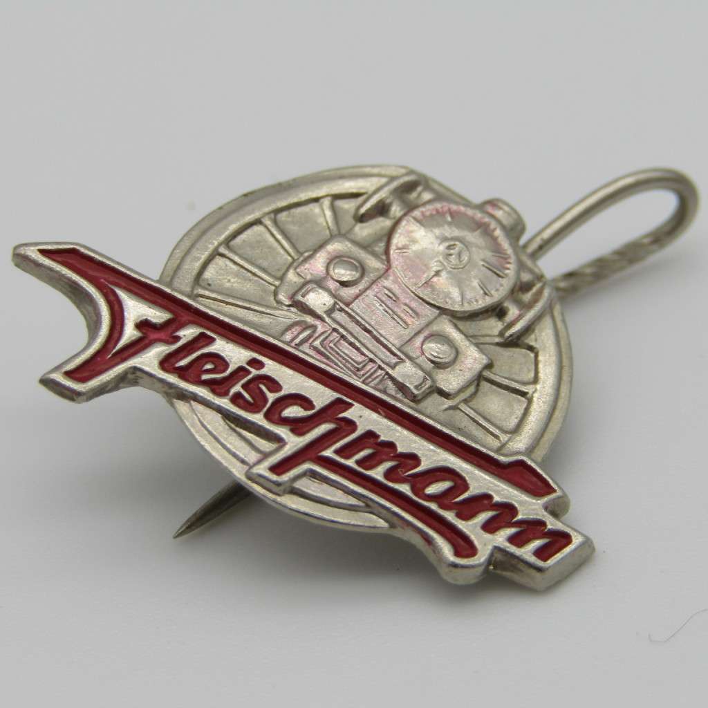 Vintage Fleischmann toy trains stick pin badge