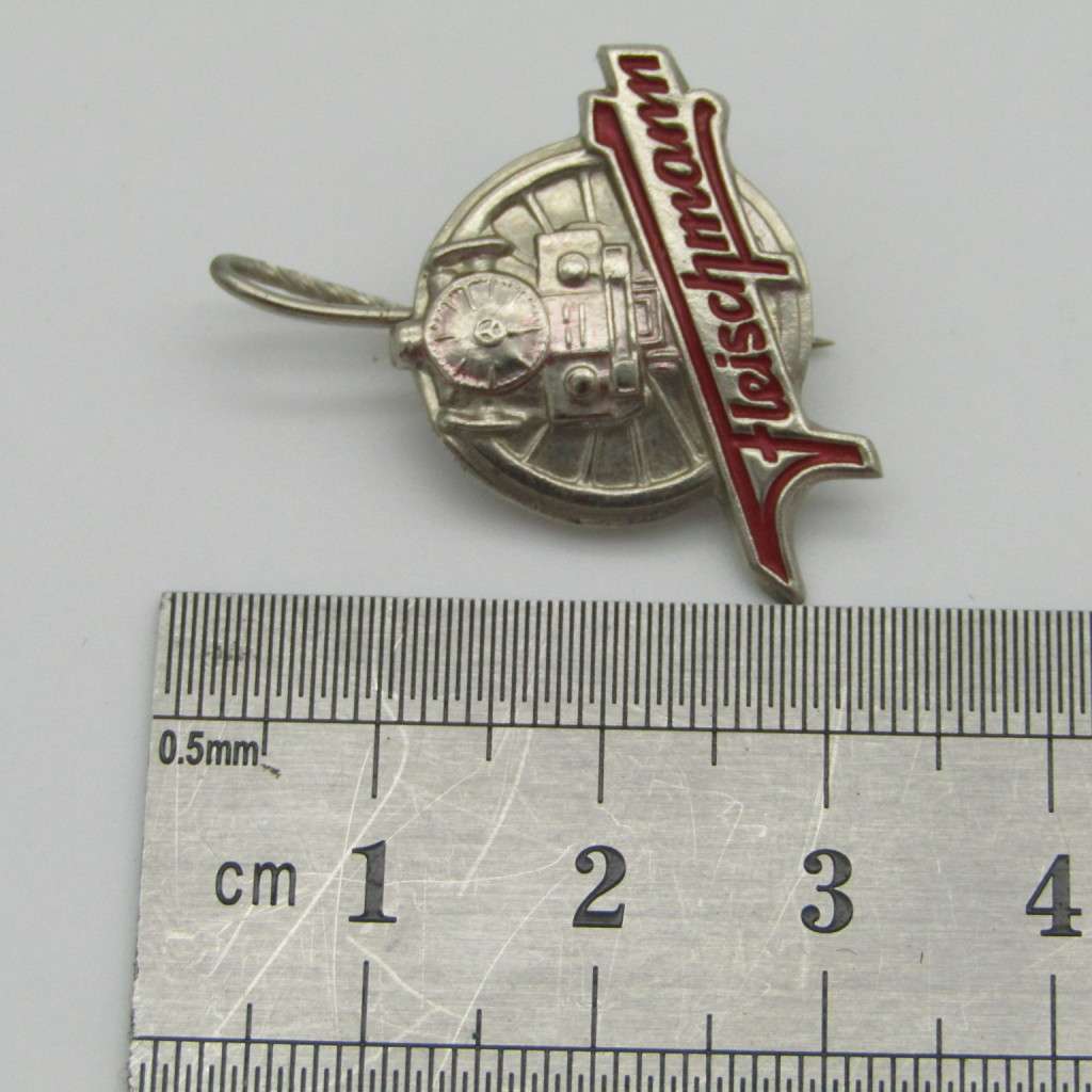 Vintage Fleischmann toy trains stick pin badge
