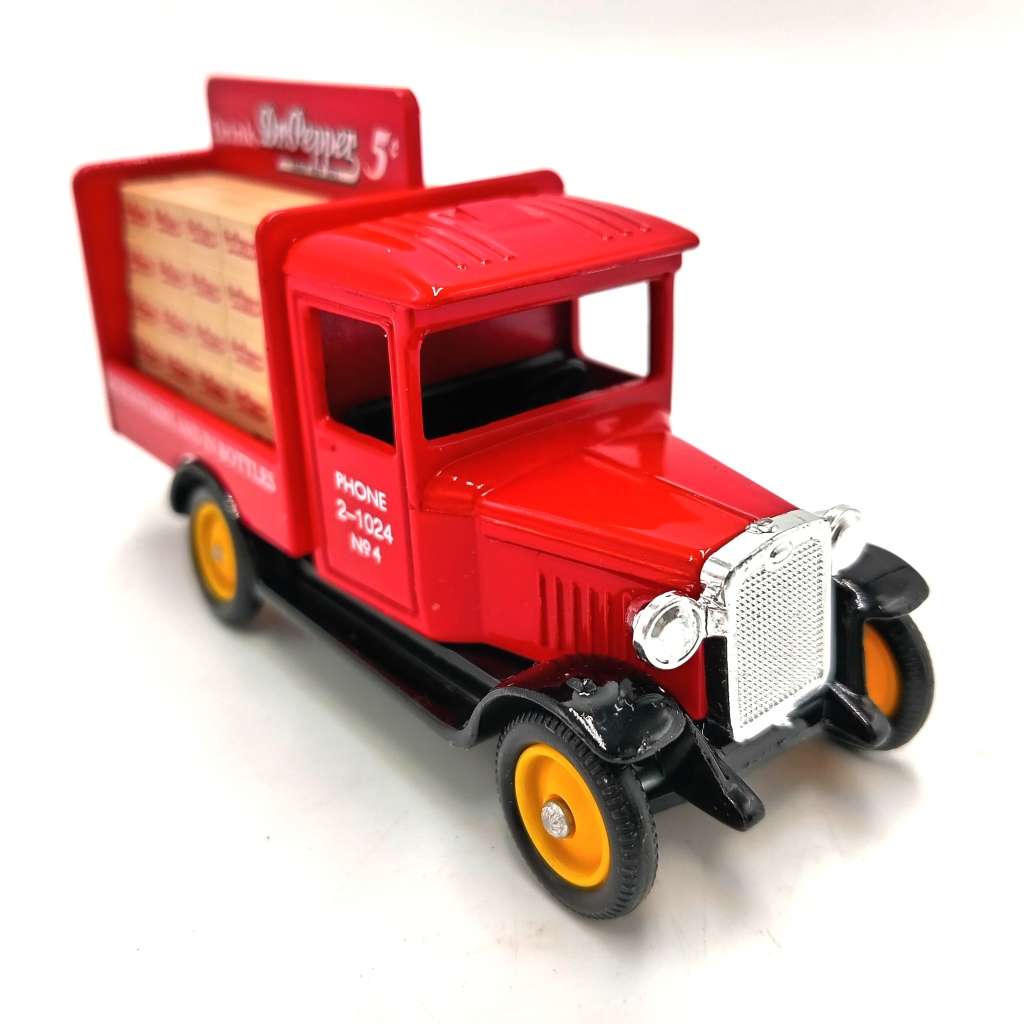 Lledo 1928 Chevrolet Dr Pepper advertisement die-cast model car in box