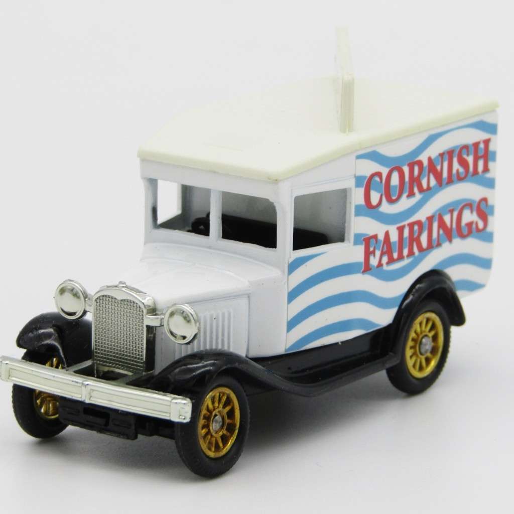 Lledo Ford Model A Cornish Fairings delivery van model car in box
