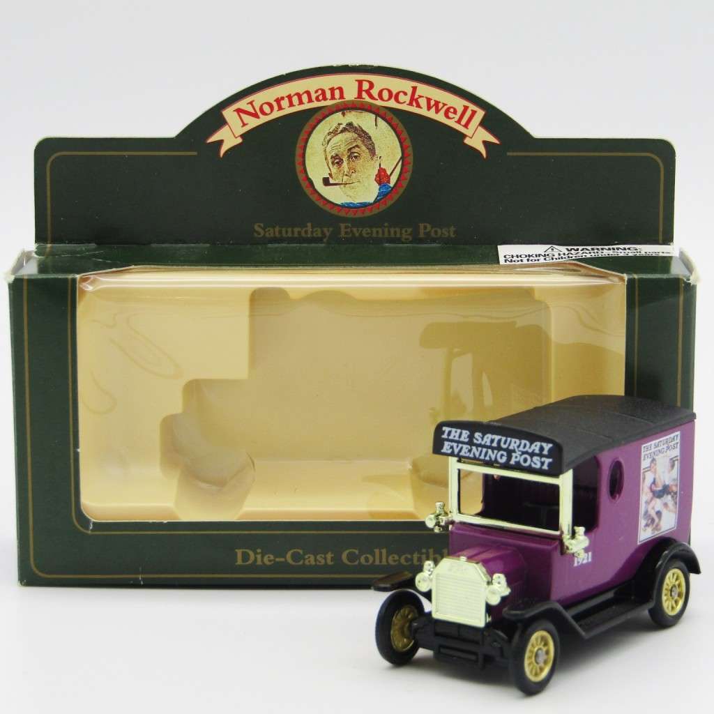 Lledo Ford Model T The Saturday Evening Post delivery van in box