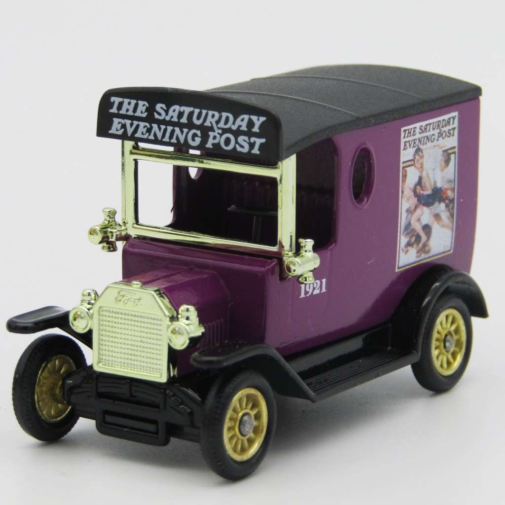 Lledo Ford Model T The Saturday Evening Post delivery van in box