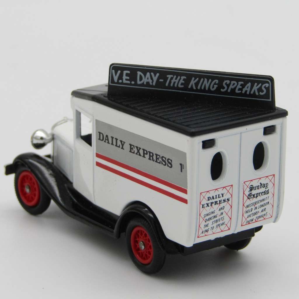 Lledo Ford Model A Daily Express V.E day Model car in box