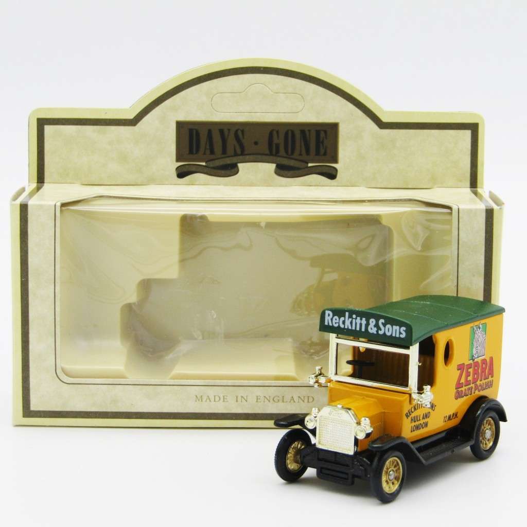 Lledo 1920 Ford Model T Zebra Grate Polish delivery van in box
