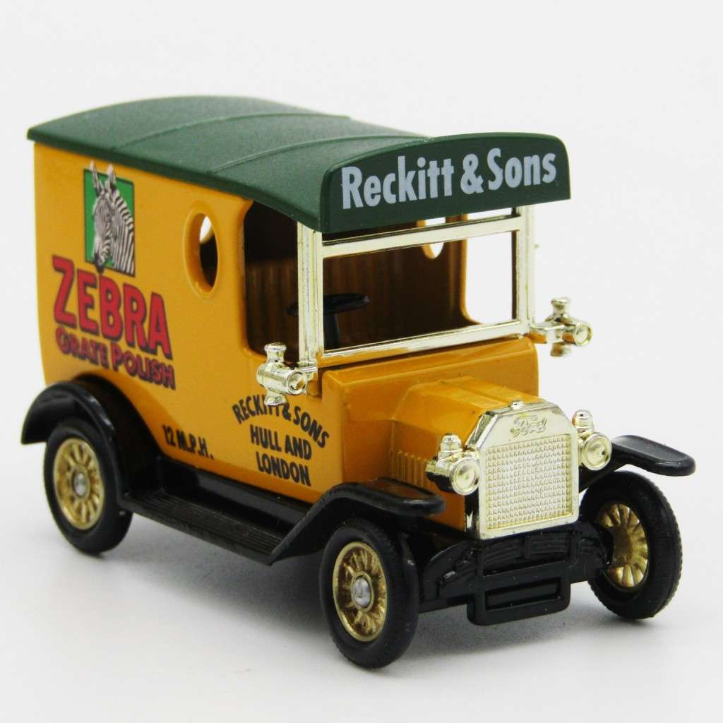 Lledo 1920 Ford Model T Zebra Grate Polish delivery van in box