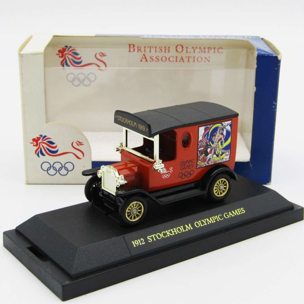 Lledo Ford Model T 1912 Stockholm Olympic games delivery van model car in box