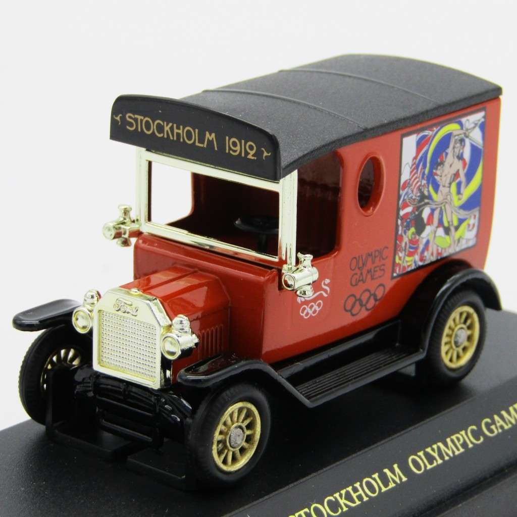 Lledo Ford Model T 1912 Stockholm Olympic games delivery van model car in box