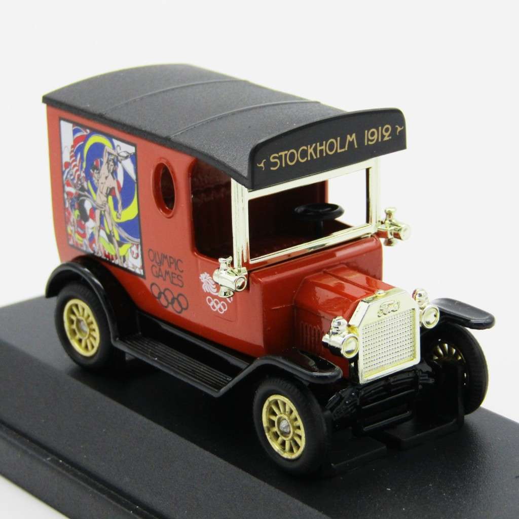 Lledo Ford Model T 1912 Stockholm Olympic games delivery van model car in box