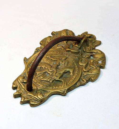 Vintage brass doorknocker