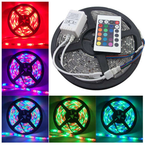 5M LED Strip light 5050 RGB Colour Waterproof