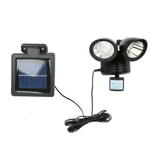 Twin Head Solar LED security Motion light