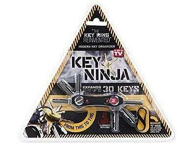 Key Ninja - Organize Up To 30 Keys, Dual LED Lights, Built In Bottle Opener
