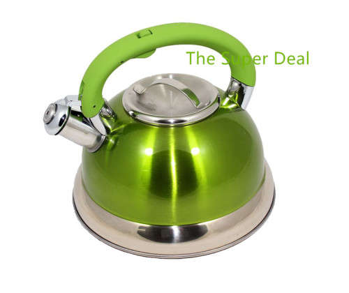 Condere 3 Litre Whistling Kettle - Green