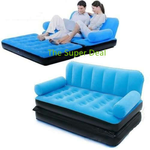 Bestway Inflatable Air Bed Mattress Chair Lounge Sofa for Camping