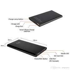 DAMOACAM H2 1080P FHD Hidden Spy Camera Camcorder DVR Night Vision Powerbank