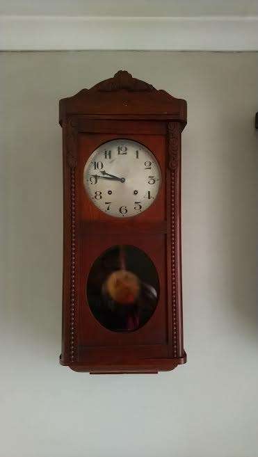 Junghans wall clock with Beveled glass