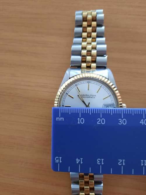 Vintage Hamilton masterpiece mens watch plus box and warranty manual