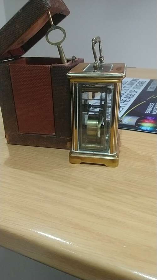 french carriage clock in original box