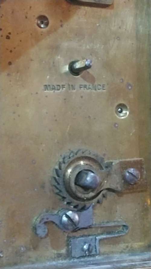 french carriage clock in original box