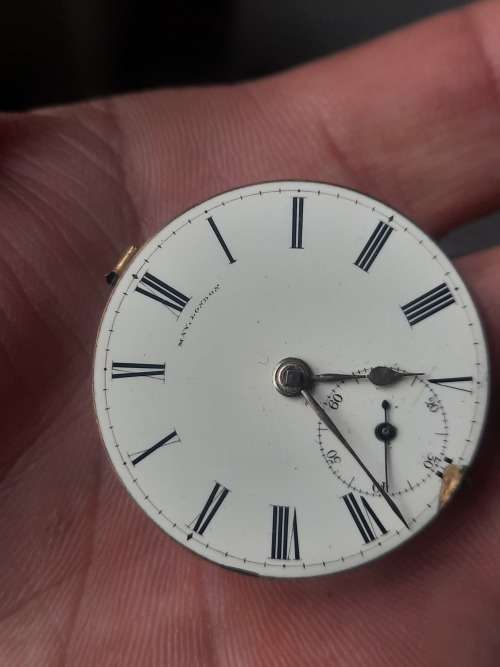 vintage pocket watch movement