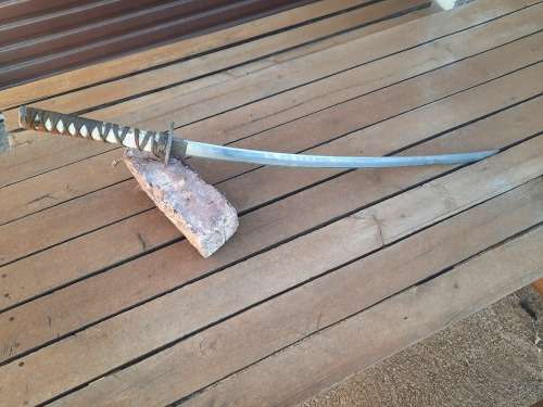 vintage Chinese sword