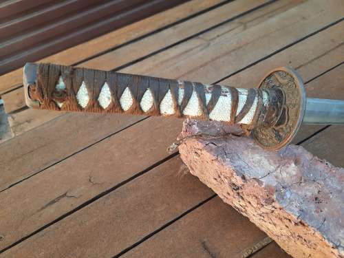 vintage Chinese sword