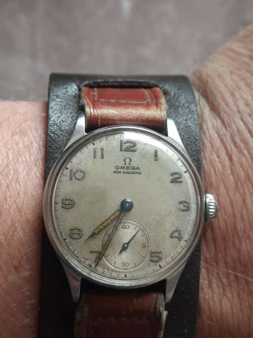 vintage men's omega non magnetic