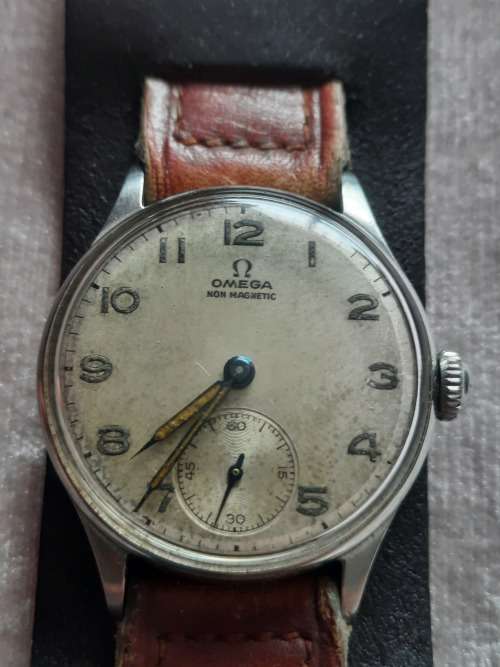 vintage men's omega non magnetic