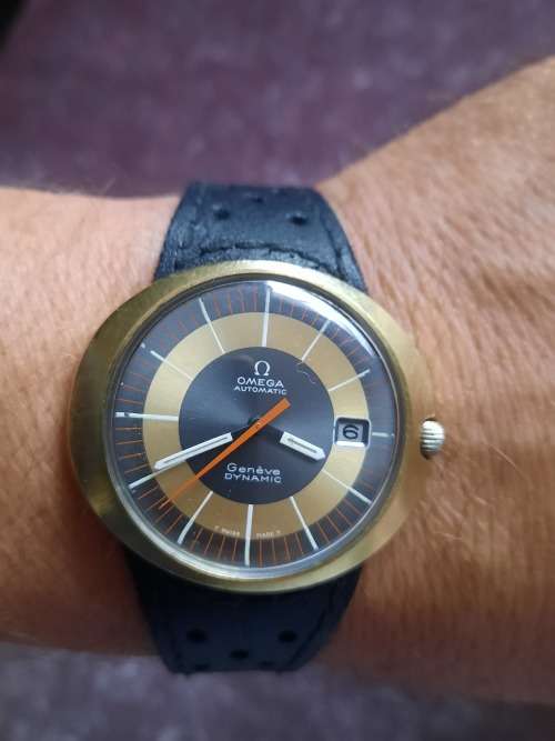 vintage men's omega automatic Geneve dynamic