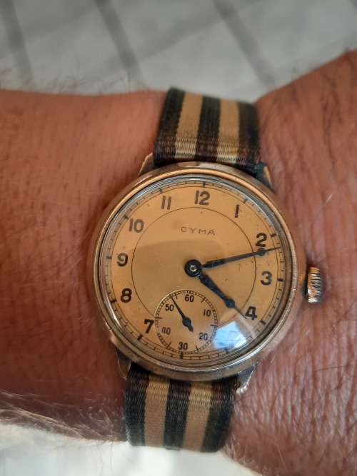 vintage men's cyma watch