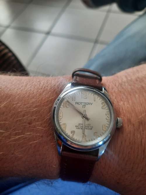 vintage men's rotary watch