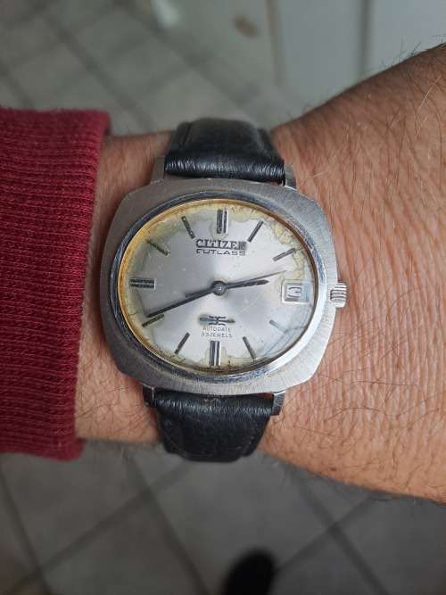 vintage men's citizen cutlass  automatic